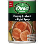 Rhodes Guava Halves 410g can