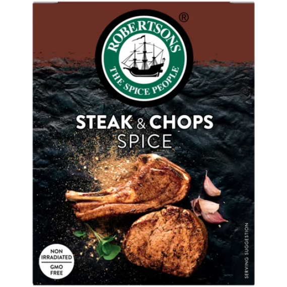 Robertson's REFILL LGE Steak & Chops Refill 168g Box