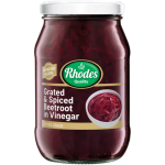 Rhodes Beetroot Grated 385g Jar
