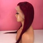 24-Inch Full Frontal Wig – Burgundy