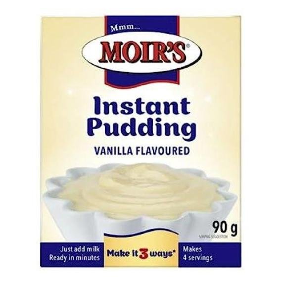 Moirs Instant Puddings Vanilla 90g Packet