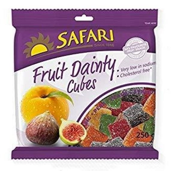 Safari Fruit Dainty Cubes SMALL 250g Pack