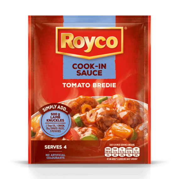 Royco Cook in sauces Tomato Bredie 55g Sachet