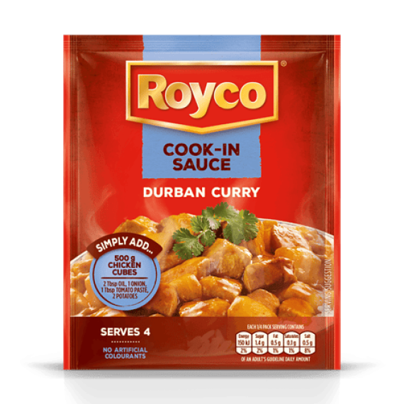 Royco Cook in sauces Durban Curry 38g Sachet