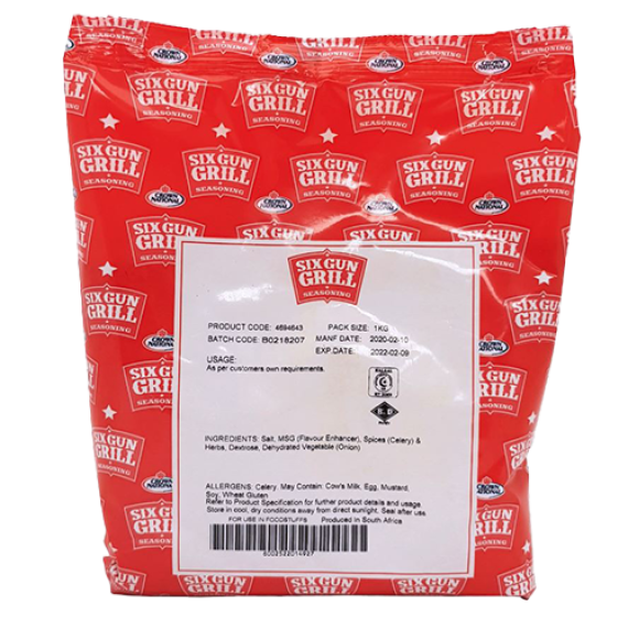 Crown National 4694643 6 Gun Grill 1kg Bag