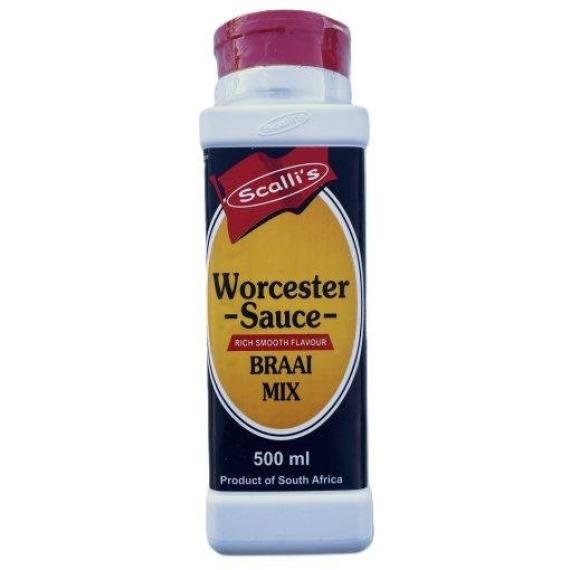 Scalli's Spice Worcester sauce braai mix 500ml Cannister