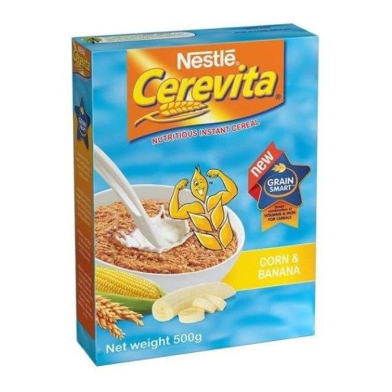 Nestle Cerevita Corn and Banana Cereal 500g