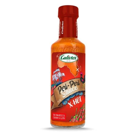 Calisto's Tall Peri Peri Extra Hot 250ml Bottle