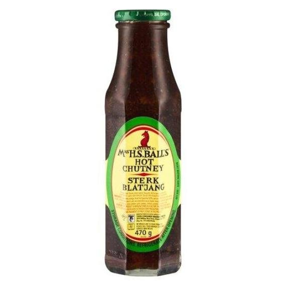 Mrs Balls Chutney Hot 470g Jar