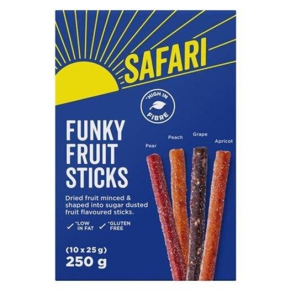Safari Funky Fruit Stix Assorted 25g Stix