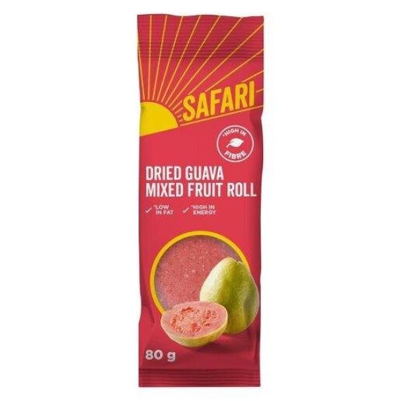 Safari Fruit Rolls Guava 80g Pack