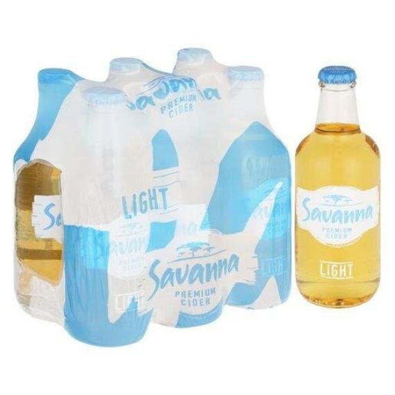 Savanah Cider Light  330ml Bottles