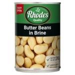 Rhodes Butter beans in brine 410g Can
