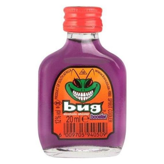 Bug Alcoholic Shooters Booster (12%) 20ml Bottle