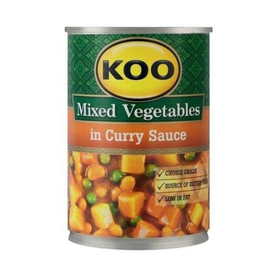Koo Vegetable Curry 420g Can