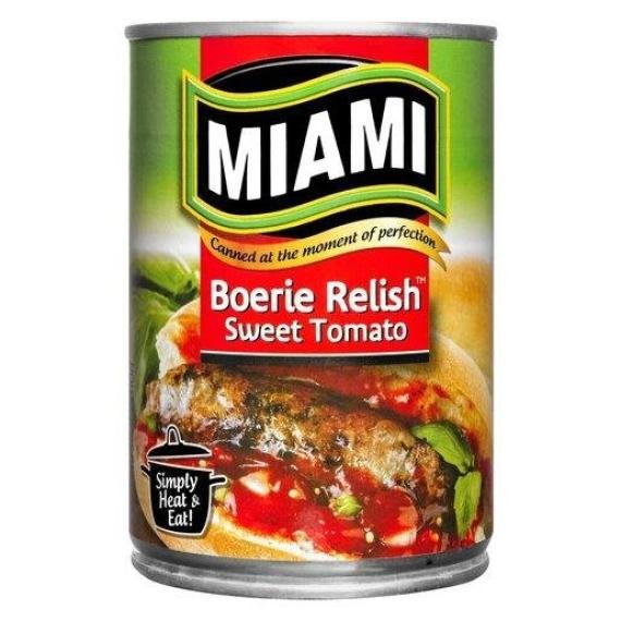 Miami Boerie Relish Lite 450g Can