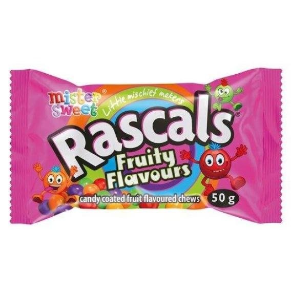 Rascals Fruity 50g Bags