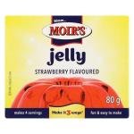 Moirs Jelly Powder Strawberry 80g Packet