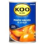 Koo Peach Halves 410g Can