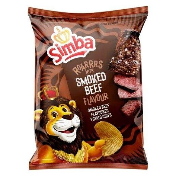 Simba Smoked Beef 120g Bag