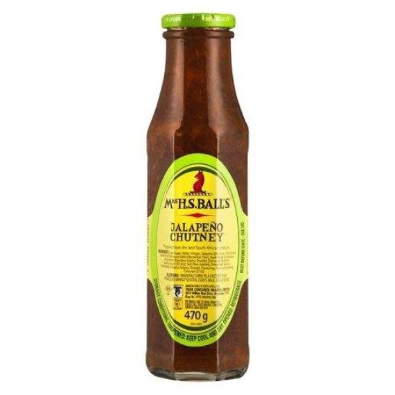 Mrs Balls Chutney Jalapeno 470g Jar