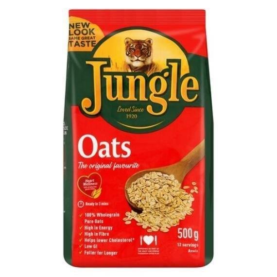 Jungle Porridge Oats 500g Box