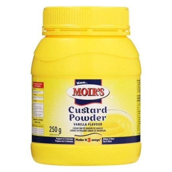 Moirs Custard Powder 250g Bottle