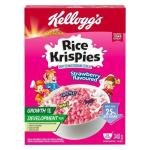 Kelloggs Rice Crispies Strawberry 340g Box