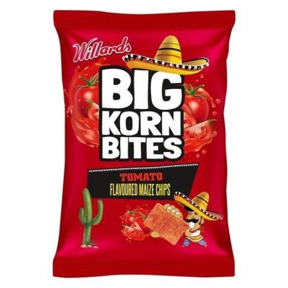 Big Korn Bites Tomato 120g Bag