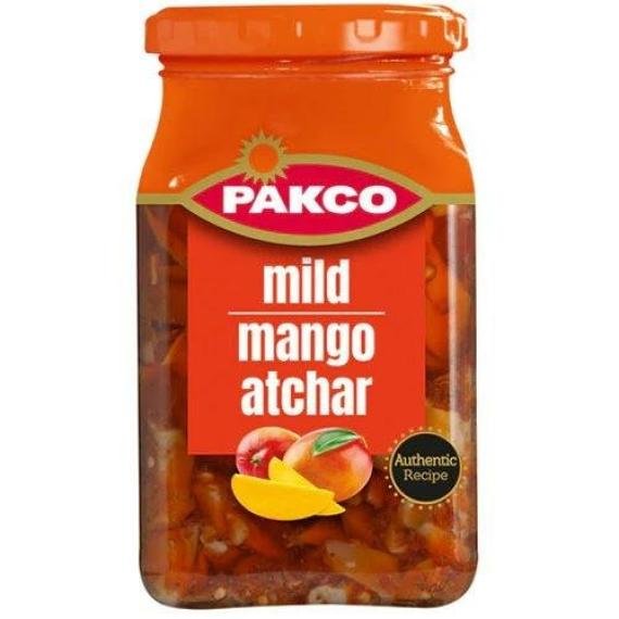 Pakco Mango Atchar Mild 385g Jar