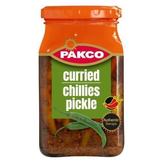 Pakco Curried Chilies Pickle 410g Jar