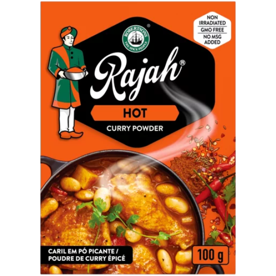 Rajah Curry Powder 100g Hot