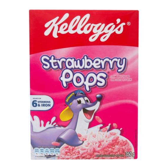 Kellogg's Strawberry Pops 350g