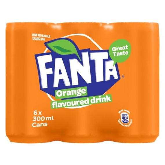 Fanta Orange 6 x 300ml
