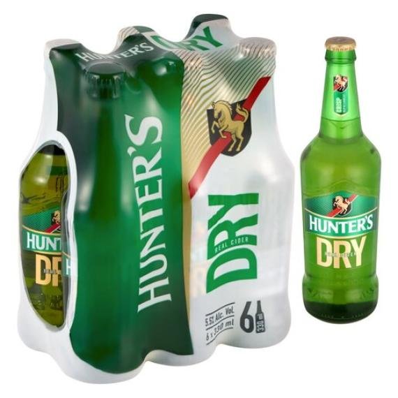 Hunters Cider Dry 6 x 330ml
