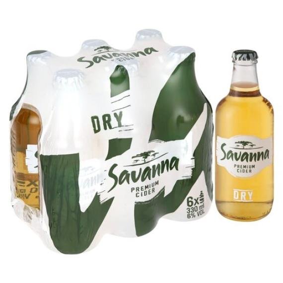 Savanah Cider Dry  6 x 330ml