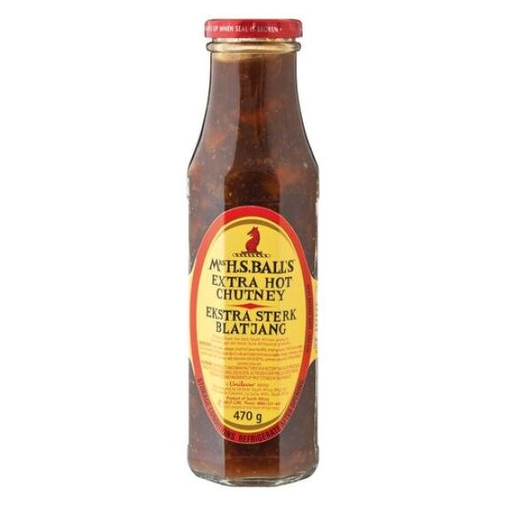 Mrs H.S.Ball's Extra Hot Chutney 470g