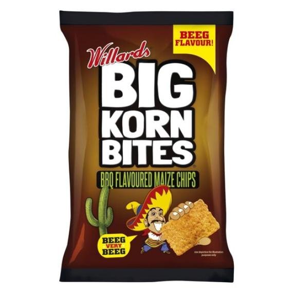 Big Korn Bites BBQ 120g Bag