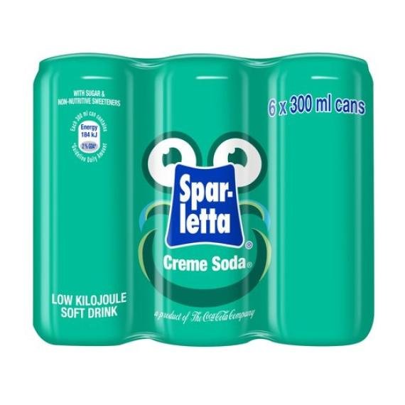 Sparletta Creme Soda 6 x 300ml