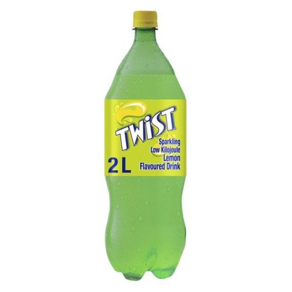 Twist Lemon Plastic Bottle 2L