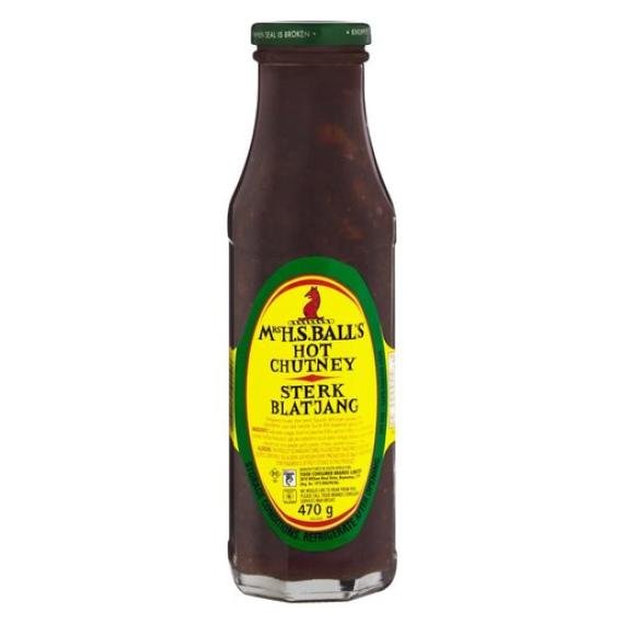 Mrs H.S.Ball's Hot Chutney 470g